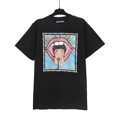 thumbnail image 1 of Versión correcta de 24 primavera y verano nueva palmera de coco serie de manga corta PA marca de moda camiseta de tendencia de pareja con estampado de ángel2258 negro, 1 of 1