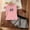 Pink, variant on Girls Summer Outfit Sets, Cute Sleeveless 2 Piece School Kids Clothing Sets Green Size 2-3T