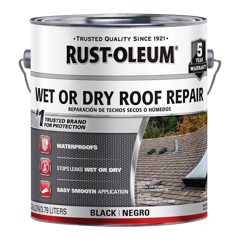 Cemento para techo de superficie húmeda y seca, Rust-Oleum, asfalto ...