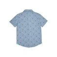 thumbnail image 2 of Chaps Boys The Seacoast Printed Jersey Button-Down Short Sleeve Shirt, Sizes 4-18, 2 of 3