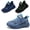 Blue, variant on REMEMLITA Tennis Shoes, Lightweight Breathable, Round Toe, Blue & Multicolor, Size 4