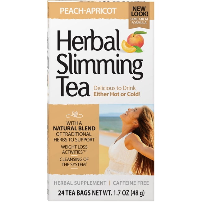 21st Century HealthCare Peach-Apricot Herbal Tea Bags, 24 Ct