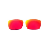 Walleva Fire Red Polarized Replacement Lenses for Spy Optic Helm Sunglasses