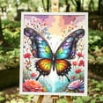 thumbnail image 5 of JYLMOOD DIY Animal Paint by Number for Adults, Easy Painting by Numbers for Gift Home Wall Decor 16x20in without Frame, Colored Canvas - Colorful Butterfly, 5 of 6