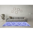 thumbnail image 3 of Ahgly Company Machine Washable Indoor Rectangle Southwestern Blue Country Area Rugs, 2' x 3', 3 of 4