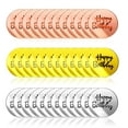 thumbnail image 2 of Maytalsory 36 Pieces Cake Decoration Home Exquisite Mirror for Surface Cupcake Adornment Birthday Cakes Decors Bakeware Accessory, 2 of 6
