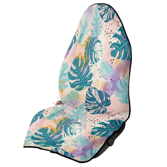 Garronmavis Waterproof Front Car Seat Towel Cover Sweat for Post Workout Outdoor Use Easy Installation 1 PC Universal Fit for Cars SUVs Trucks Sedans Vans Palm
