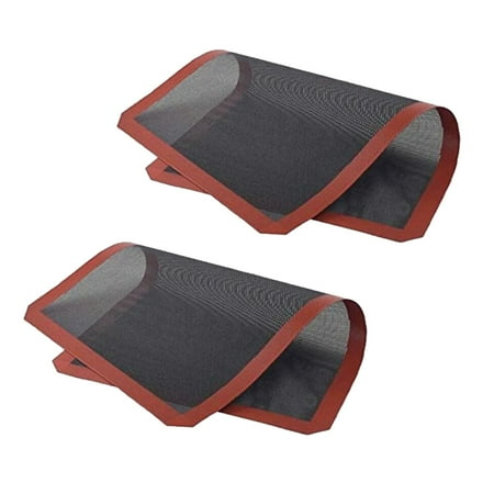 

2 Pcs Silicone Baking Mat Non-Stick Oven Liner Perforated Mesh Pad Baked Bread Biscuits Mat Double-Sided Available