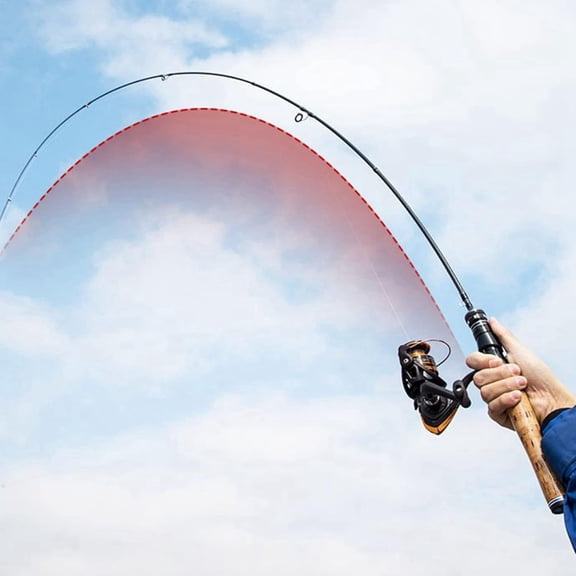 Moisture-Proof Carbon Fiber Handle Spinning Rod Ultralight Slow Action 6ft Line Weight 4-12lb for Freshwater & Saltwater