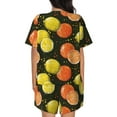 thumbnail image 3 of Xecao Orange Lemon print Swimsuit for women, Summer-ready, sporty style.Quick-dry fabric. Many sizes & colors., 3 of 9