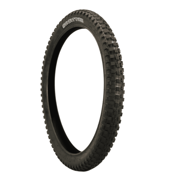 Syndyt SYR 200 20” x 2.25” Off-Road BMX Bicycle Tire, Directional Tread, Compatible with SYR 200 20" E Balance Bike, Black 20x2.25