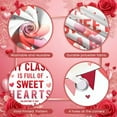 thumbnail image 3 of Red Theme Valentine's Banner Heart Shape Love Display Rose Decor Romantic  Heart Backdrop for Valentine's Party Romantic Date Anniversary Celebration, 3 of 8