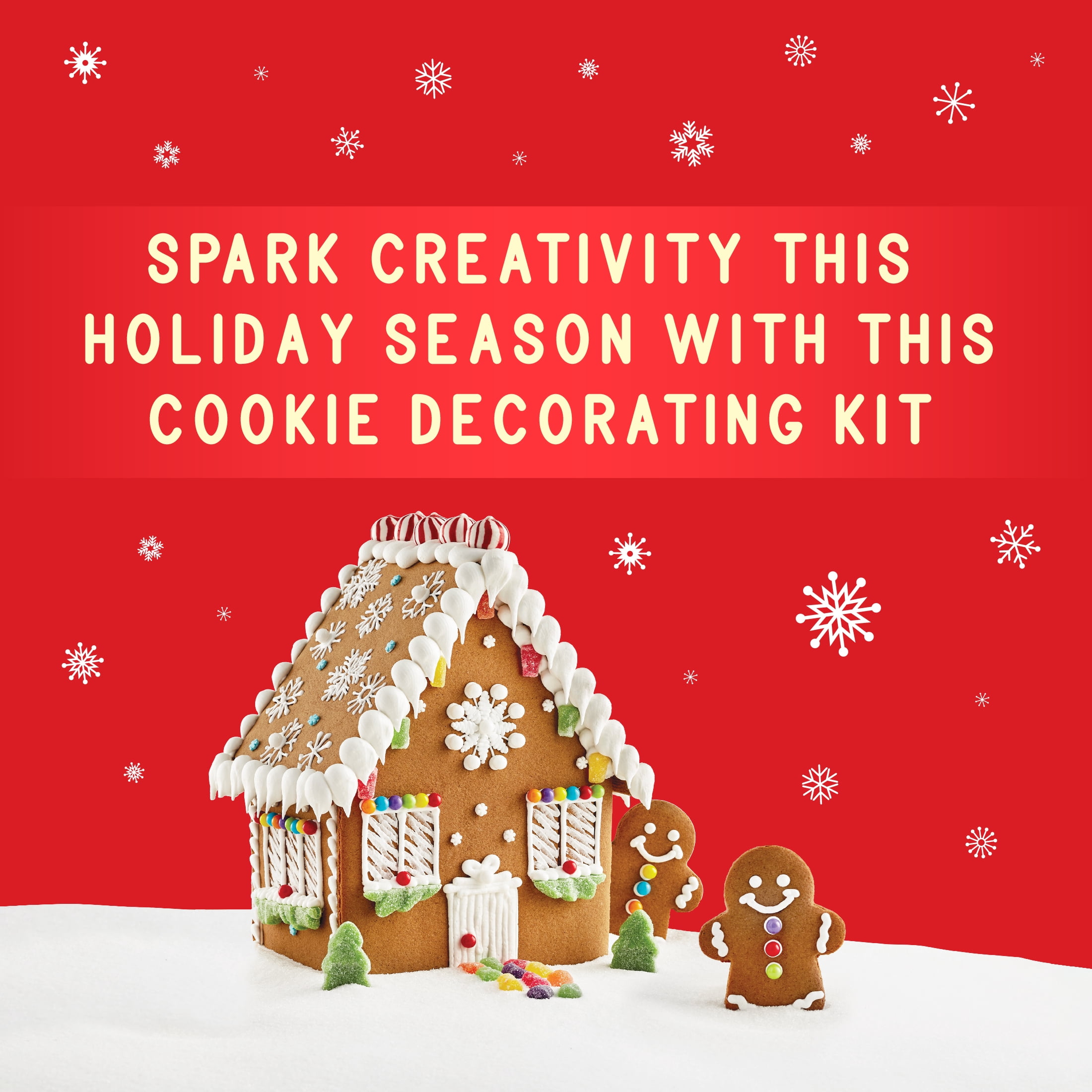 Freshness Guaranteed, Build Your Own Christmas Gingerbread Cookie House Kit, 35.3 oz