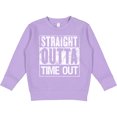 thumbnail image 2 of Inktastic Straight Outta Time out Toddler Sweatshirt, 2 of 4