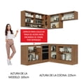 thumbnail image 5 of Cocina Integral Completa Modular Madesa Glamy 349cm MN 02, 5 of 5