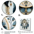 thumbnail image 3 of Designart "Minimalist Serenity Blue Dream Catcher II" Landscapes Floater Framed Wall Decor, 3 of 7
