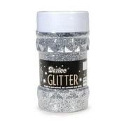 Glitter Jar - Silver - Big Value - 4 ounces
