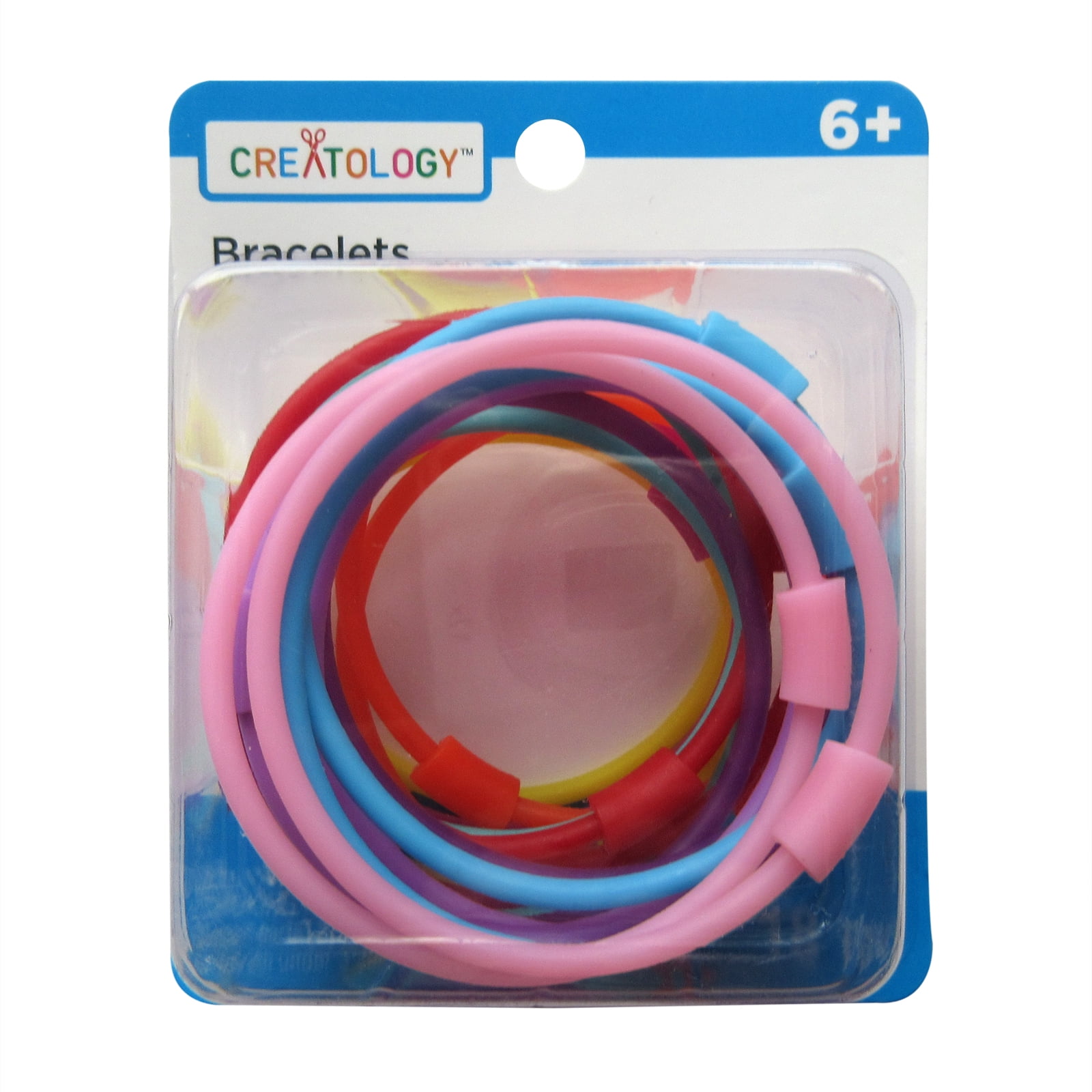 12 Packs: 18 ct. (216 total) Plastic Bead Bracelets by Creatology