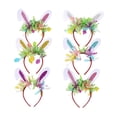 thumbnail image 3 of 6 diademas con orejas de conejo de Pascua, accesorios para disfraz de Halloween y cosplay para fiestas., 3 of 8