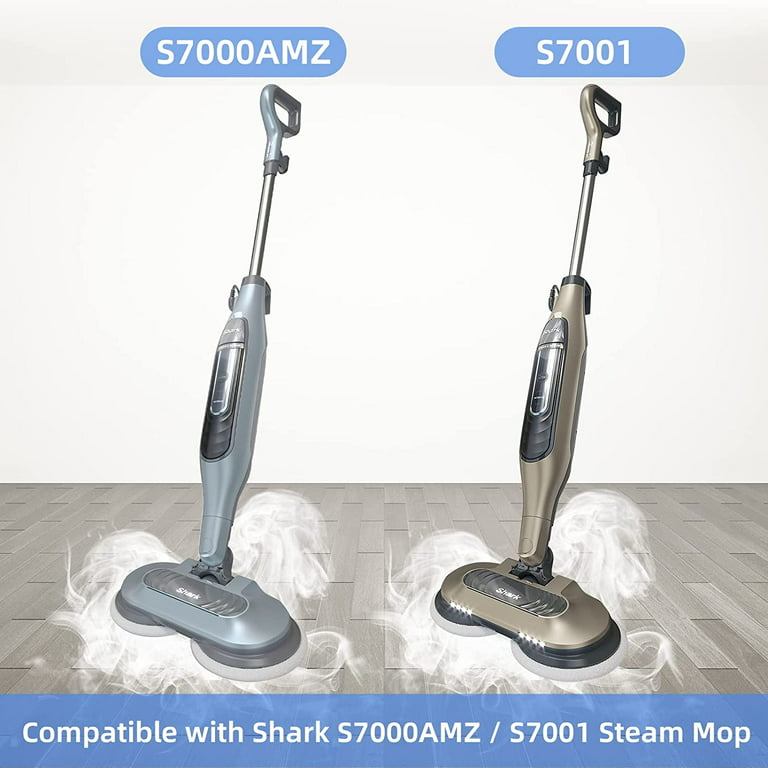  Replacement Steam Mop Pads for Shark Steam Mop Pads Compatible  with Shark S7000AMZ S7000 S7001 S7001TGT S7000 Series Steam & Scrub  All-in-One Hard Floor Steam Mop (8-PACK)