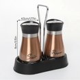thumbnail image 5 of Glass Bottom Salt Pepper Shaker Easy to Use Clean: elegant dining table, 5 of 5
