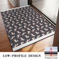 thumbnail image 3 of Dark Cartoon Unicorn Horse Flower Pattern Door Rugs,Washable Non Slip Door Mats Indoor,Decorative Door Mats,Entry Mat Indoor for Entrance,Bedroom,Kitchen,Bathroom,20"x32", 3 of 6
