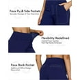 thumbnail image 4 of G4Free Yoga Pants Women Wide Leg Pants with Pockets High Waist Stretch Dress Casual Sweatpants Petite/Regular/Tall, 4 of 6