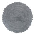 thumbnail image 1 of Alfombra de baño DII Crochet Collection reversible redonda gris 70 cm, 1 of 7