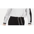 thumbnail image 3 of Puma Women's Rebel Reload Relaxed Cropped Hoodie Gray Size X-Small, 3 of 3