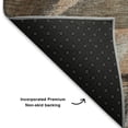 thumbnail image 5 of Addison Rugs Mayfield Premium Machine Washable Transitional Abstract Brown Rectangle Rug, 9' x 12', 5 of 6