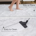 thumbnail image 4 of SANMADROLA Fluffy Shag Black Area Rug, 6.5 x 8.2in, Non-Slip, Eco-Friendly, 4 of 6