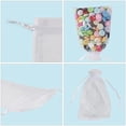 thumbnail image 4 of 50 Pack Organza Bags 4 x 6 inch Small Bags, Favor Bag, Sheer Mesh Bag, White Gift Pouches with Drawstring, Organza Favor Pouches, Packaging Pouch for Christmas Wedding Party Easter Candy, 4 of 7