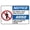 Warning Sign 2, variant on All Visitors Must Report to The Weighbridge Aluminum Sign 8"x12" - Reflective Waterproof Weatherproof Fade Resistant, Visitor Weighbridge Sign