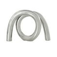 thumbnail image 6 of 12" x 8" Silver Ceramic Rounded Loop Abstract Sculpture, by DecMode, 6 of 9