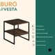 thumbnail image 2 of Mesa Lateral de Noche Mubson Vesta Color negro 50x50 cm, 2 of 5