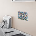 thumbnail image 5 of Yayeee Toggle Light Switch Wall Plate 3-Gang 6.37"x4.48" Decorative Outlet Cover, Blue Checkered Daisy, 5 of 7