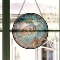 thumbnail image 3 of Sea Turtle Decor Suncatcher Stained Glass Window Hanging - Handmade Suncatchers for Windows with Hooks - Sea Art Glass Sun Catcher Indoor Outdoor Garden Mothers Day Birthday Gifts, 3 of 6
