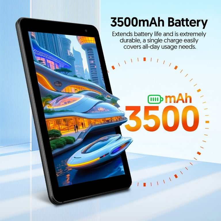 Tablet 7 inch Android 15 Tablet, 3GB RAM 32GB ROM 1TB Expandable