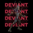 thumbnail image 2 of Boy's Marvel Eternals Kro Deviant Repeating  Graphic Tee Black Medium, 2 of 5