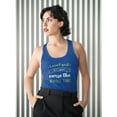 thumbnail image 2 of Won't Quit But... Racerback Tank Women -Smartprints Designs, Female Medium, 2 of 4