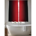 thumbnail image 4 of Black Red Ombre Sheer Curtains 72 Inch Length 2 Panels Set, Modern Art Abstract Aesthetics Voile Window Treatment Rod Pocket Curtains Sheers Drapes for Bedroom/Living Room/Kitchen 52"x72"x2, 4 of 7