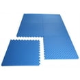 thumbnail image 5 of BalanceFrom 1" EXTRA Thick Puzzle Exercise Mat with EVA Foam Interlocking Tiles for MMA, Exercise, Gymnastics and Home Gym Protective Flooring, 24 Square Feet, 5 of 5