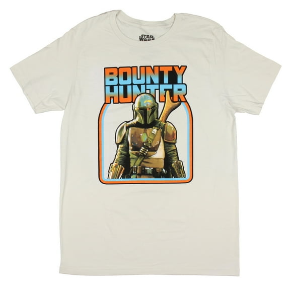 Star Wars Men's Mandalorian Mando Bounty Hunter T-Shirt