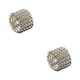 thumbnail image 2 of Anillo con incrustaciones de cristal Sonducket plata 5 filas, 2 of 6