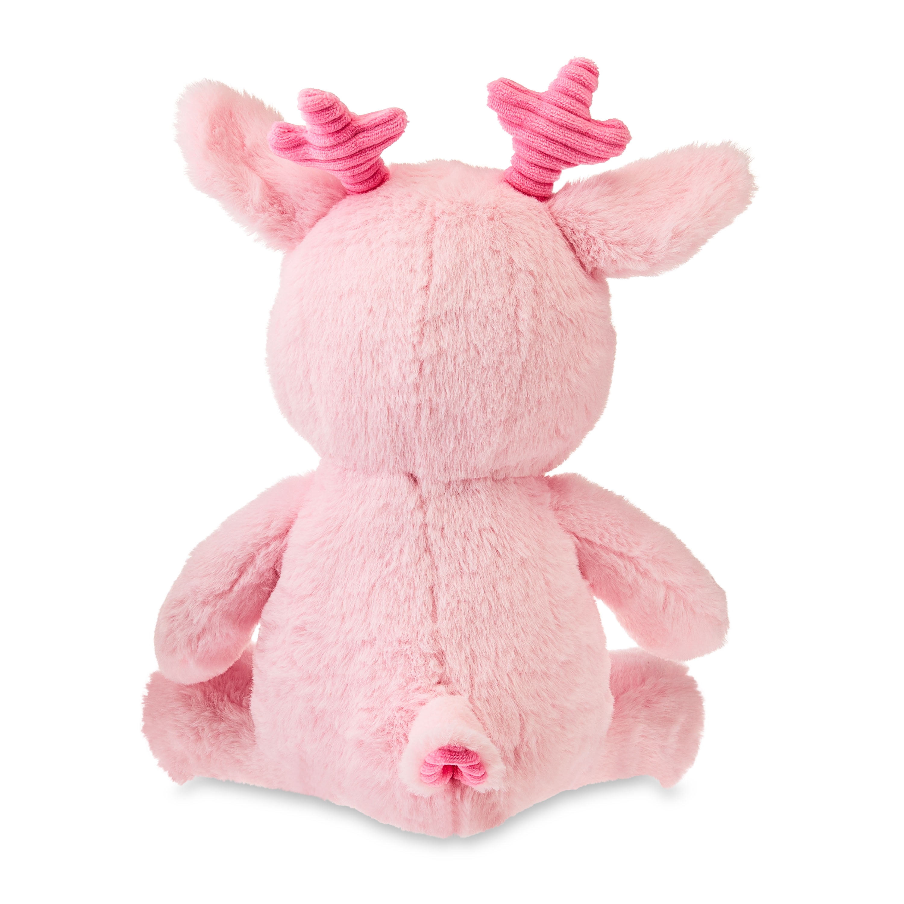 Spark.Create.Imagine. Holiday Plush Reindeer Baby Toy, Pink, Infant