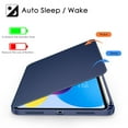 thumbnail image 6 of Soke Rotating Case for iPad 10th Generation 10.9-Inch 2022 with Pencil Holder - 360 Degree Rotate Stand Protective Case with Clear Back & Smart Sleep/Wake Cover - Navy Blue, 6 of 8