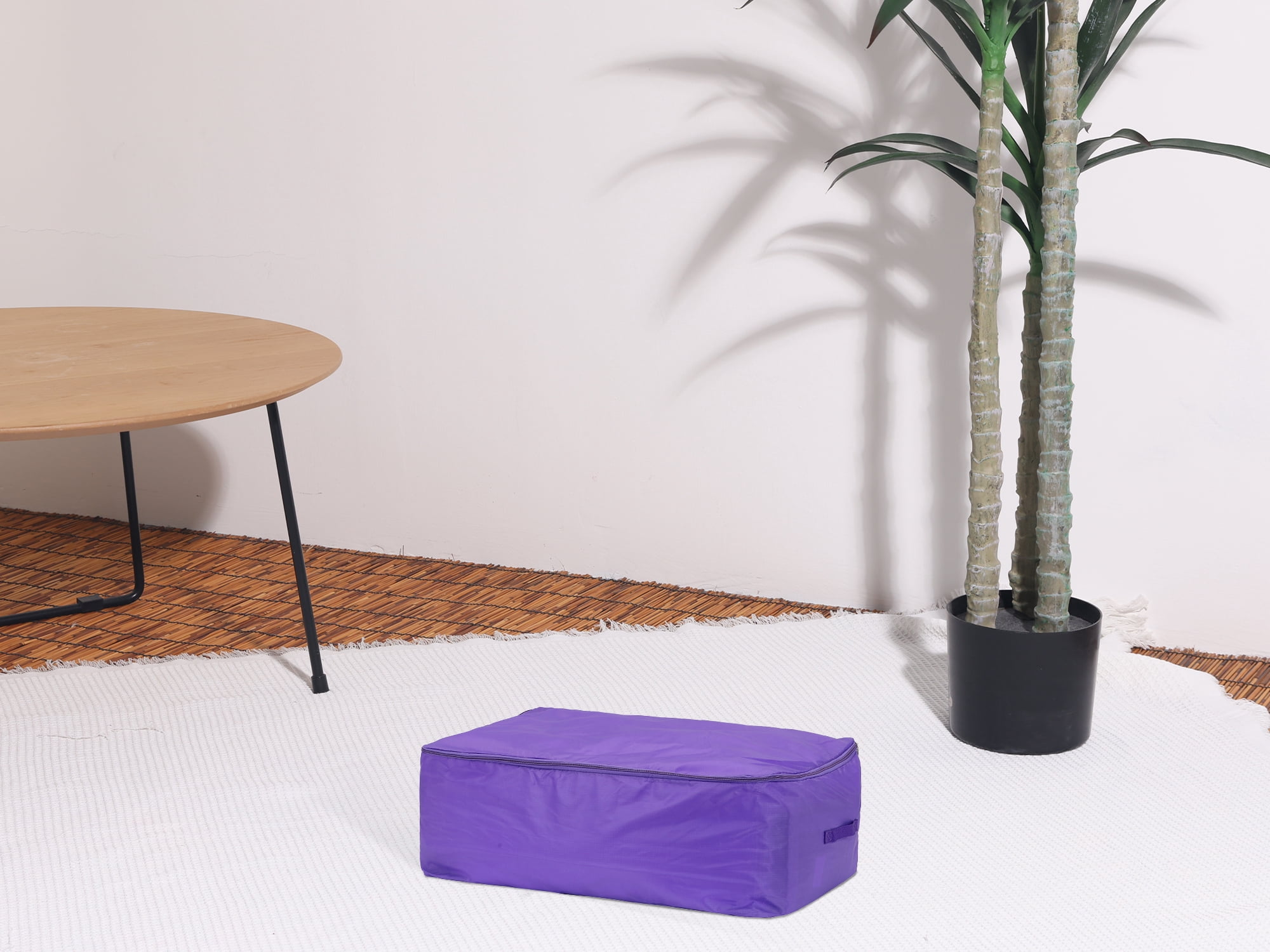 Unique Bargains 1 Pack Clothes Storage Bags Moving Bags Purple 23*15.5*8.5in
