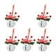 thumbnail image 3 of 5 adornos navideños de campana multiusos para árbol de Navidad. Blanco 5cm, 3 of 9