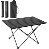 Meilimei Folding Camping Table - Portable On-The-Go Utility for Outdoor Picnics, Beach and Backpacking(Size L)