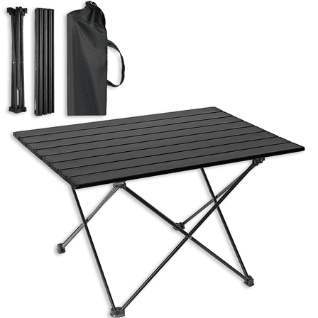 Meilimei Folding Camping Table - Portable On-The-Go Utility for Outdoor Picnics, Beach and Backpacking(Size L)